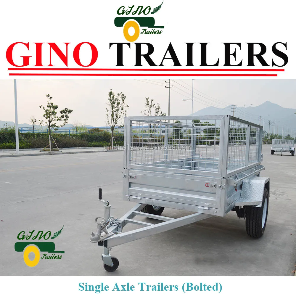 Heavy duty Hot Dipped Galvanised fully weld 6x4 box cage trailer