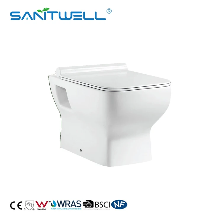 Promotional But Not Expensive Ceramic Wall Hung Washdown Toilet with Special Soft Cover