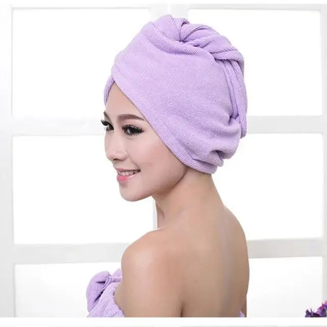 Long Thick Curly Hair Wrap Turban Large Microfiber Hair Towel