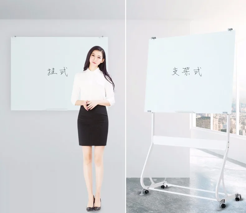 Dry erase whiteboard board glass magnetic glassboard