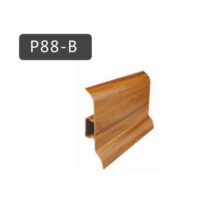 primed skirting boards/pvc plastic extrusion profiles