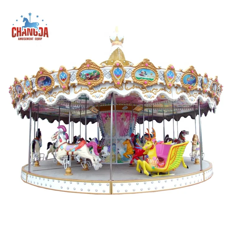 
Changda Rides !!! Electric Merry Go Round Indoor Merry-go-round Carousel For Sale 