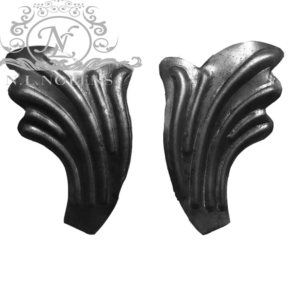 Fencing Metal Art Ornamental Animals Elements Wrought Iron Component Stamped Leaves,Cast Steel/Iron Forged Leaves Manufacturing