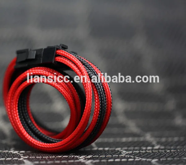 High Quality Sleeved 8pin to dual 8/(6+2)pin extension power supply cable