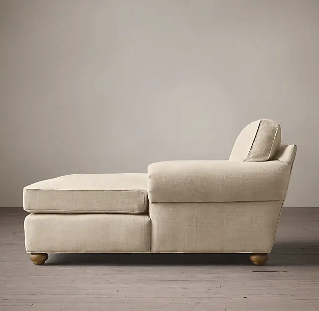 Retro style casual single sofa fabric sofa recliner sofa