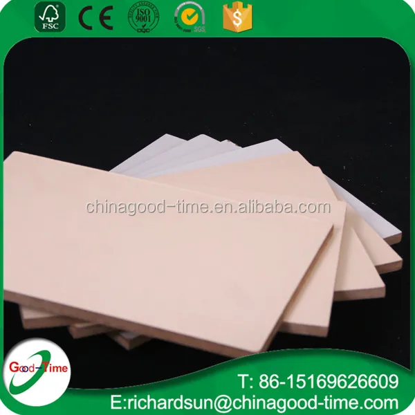 2-18 мм толщина меламиновые листы из пленки средней и плитой ХДФ