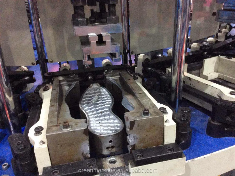 Two color PVC injection shoe making machine