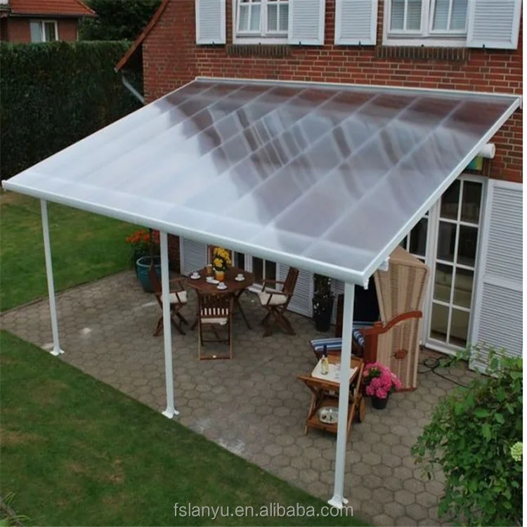 
elegant cable-stayed polycarbonate cantilever carport 