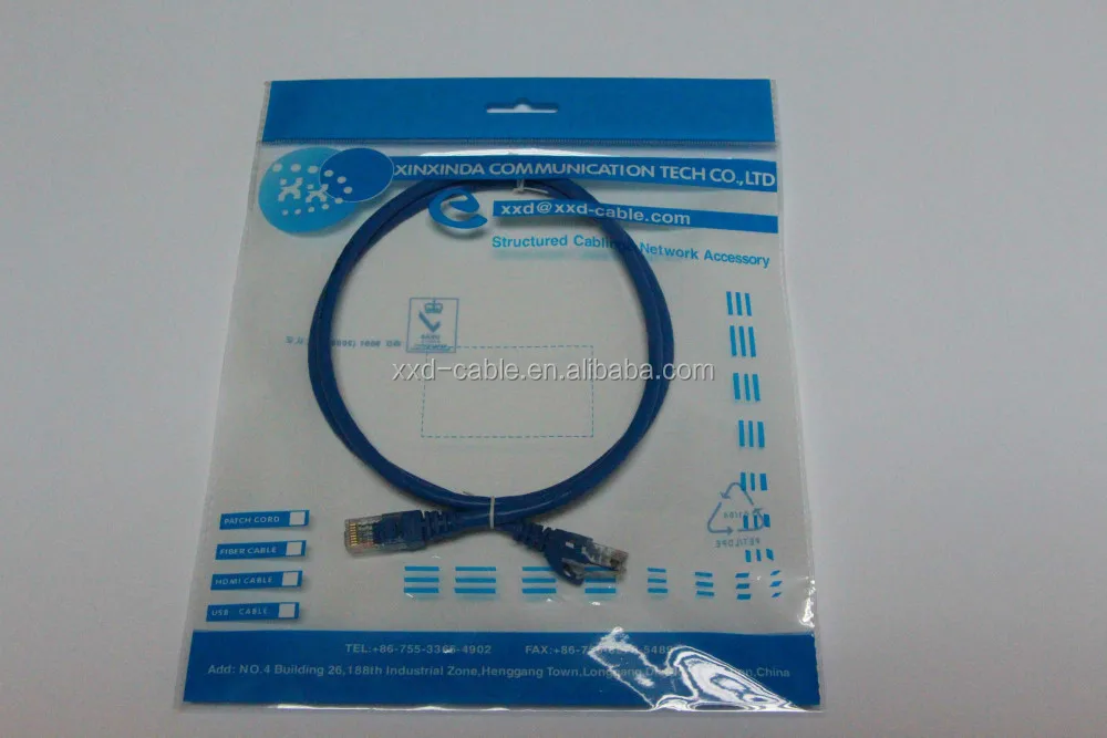china manufacturer price cat6 utp patch cord cable RJ45 to RJ45