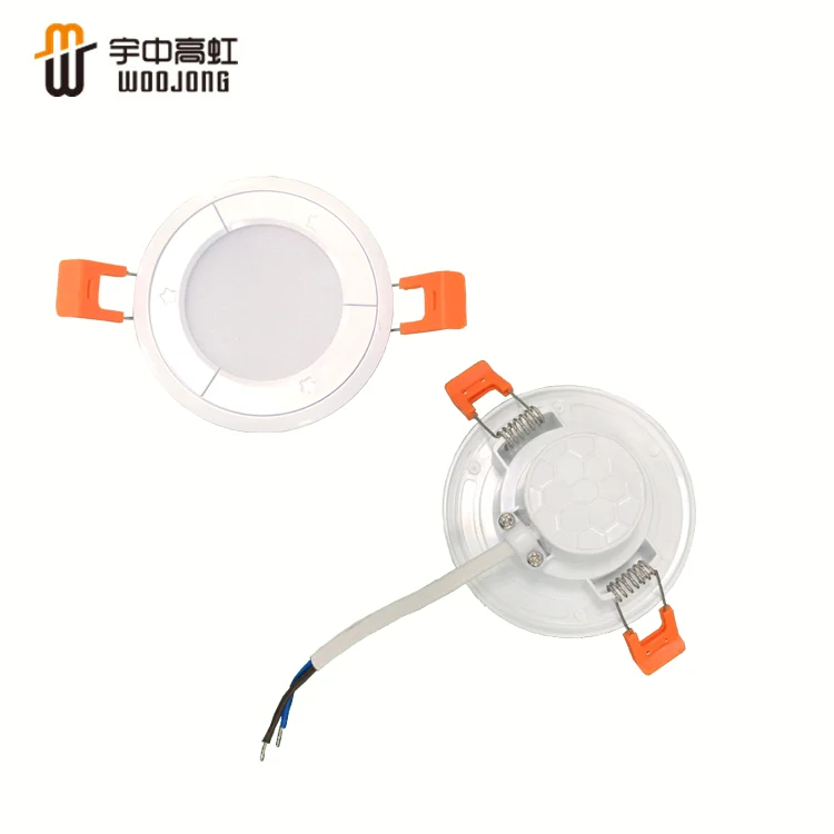 
Economic 3W 85 Lm/W 110-240V Round LED Panel Light 