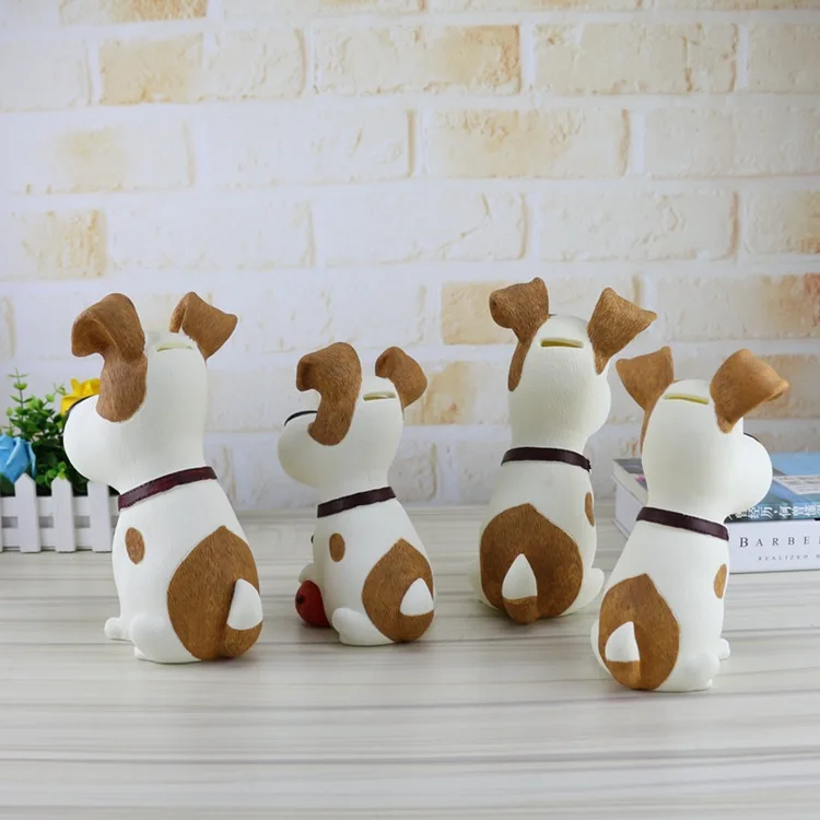 Wholesale Kids Birthday Gift Creative Desk Decoration Artware Mike Dog Piggy Bank