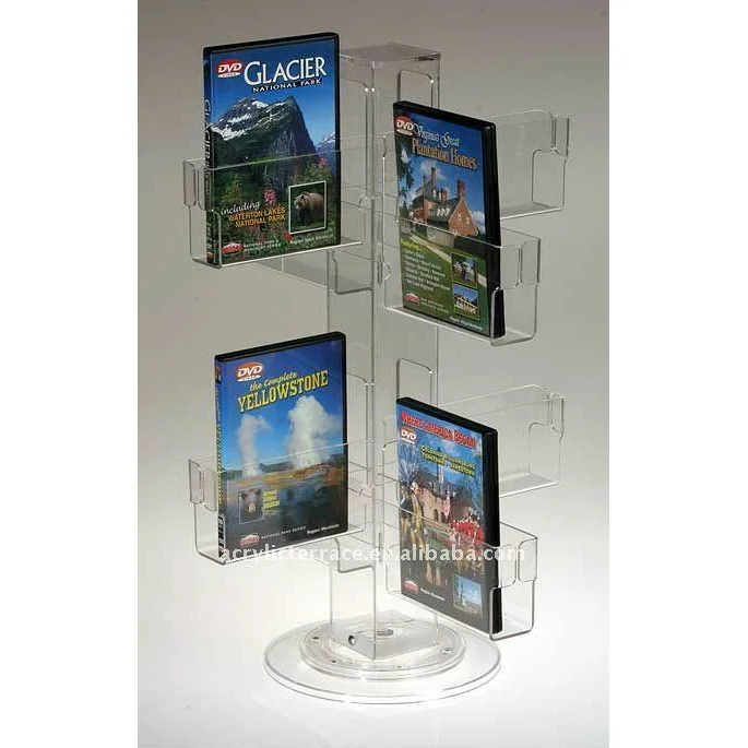 Rotating Acrylic Book Stand