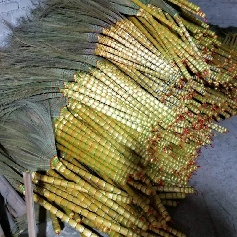 China supplier handle coated pvc Coconut Broom Stick Made in China