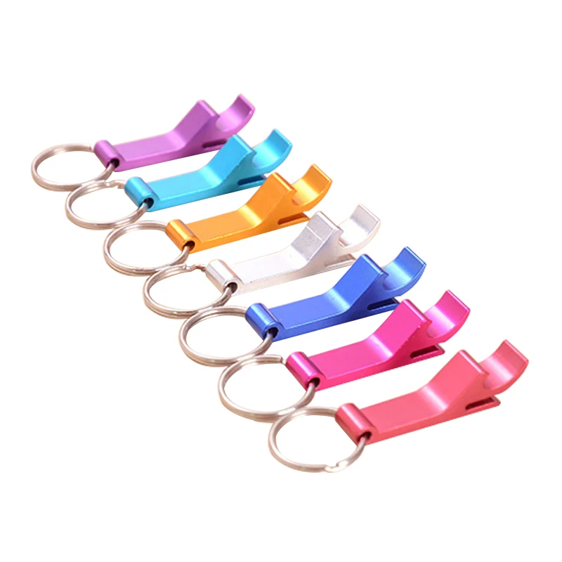 Customized logo metal  wine beer  bottle opener keychain bar custom engraved blank stainless steel cap opener keyring