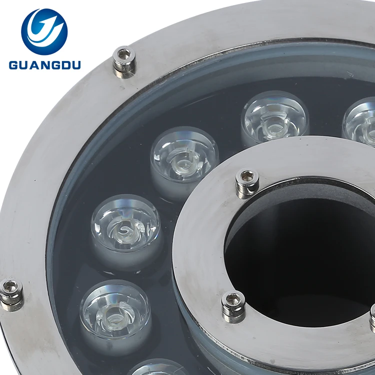 Landscape Outdoor 24V Ip68 Waterproof Underwater Lighting 6w 9w 12w Led Fountain Light