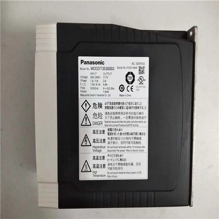 Panasonic  A4 Series AC Servo Motor Driver  MDDDT3530003