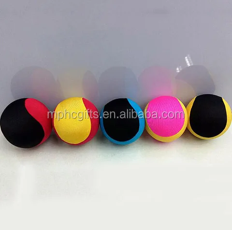 Hot Sell High Bounce Fabric Wrapped TPR Stress Ball Power ball Skimming Water Bounce Ball