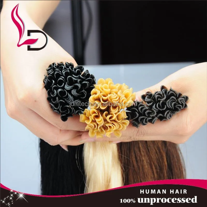 qingdaoLIDU top-rated sale items domestic delivery U-Tip magic barber equipm,double drawn Human keratin Hair Extensions