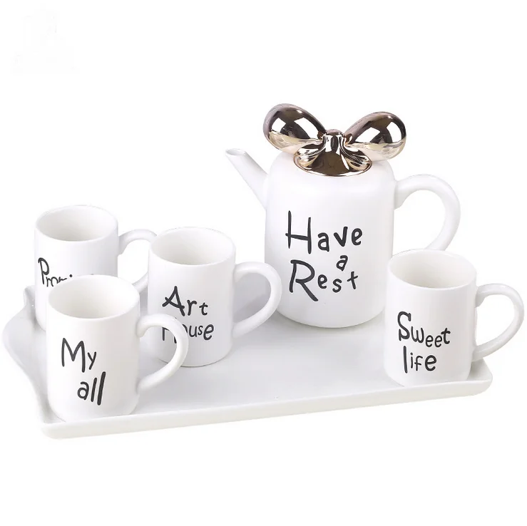 
European Styles High-grade Afternoon Tea Cup and Mugs Set Creative Bone China Ceramic Milk Coffee Cup for Gift 