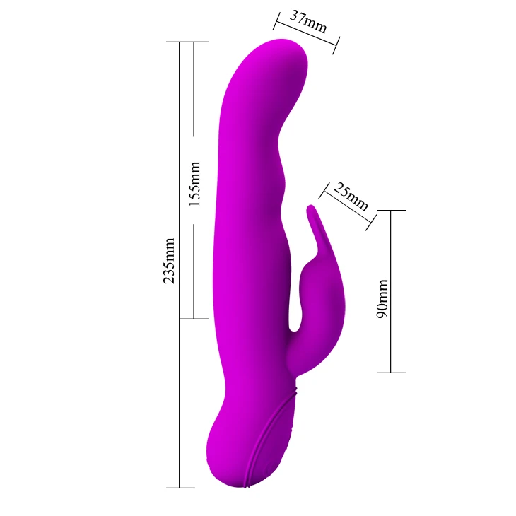Rabbit Vibrators 30-function Vibrations 7-function Rotations Rechargeable Full Silicone waterproof Sex Toys for Women