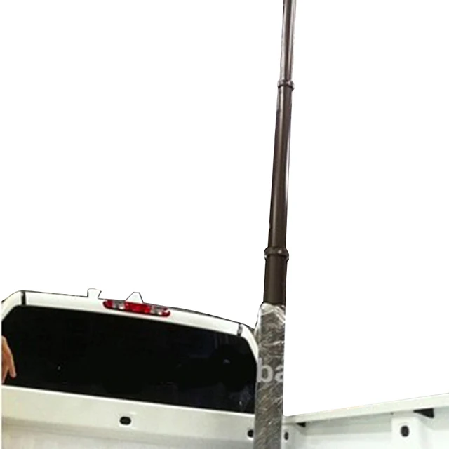 10m meter tower mast manual telescoping pole vehicle mounted crank mast