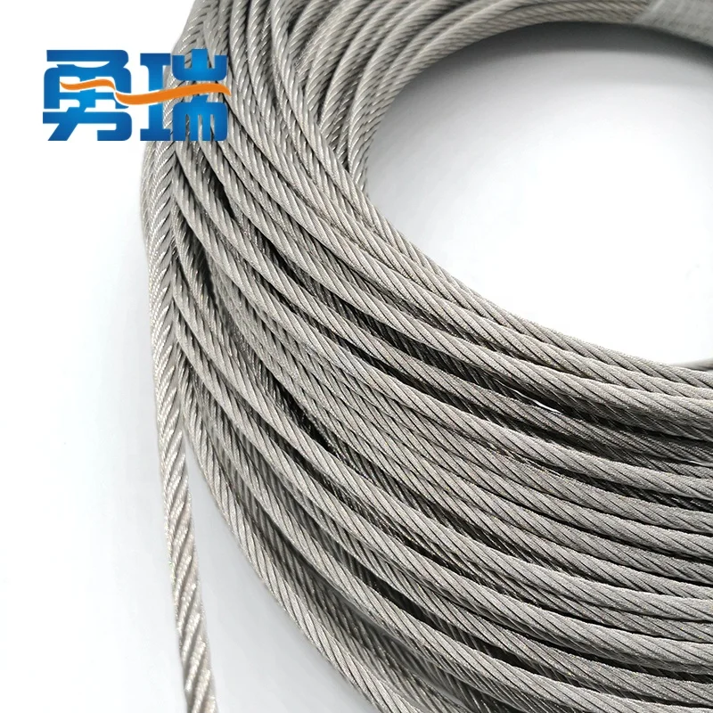 Магазин фабрики 304 Проволочный Трос из нержавеющей стали 4 мм 7*19 IWS авиационный кабель для подвешивания знаков
