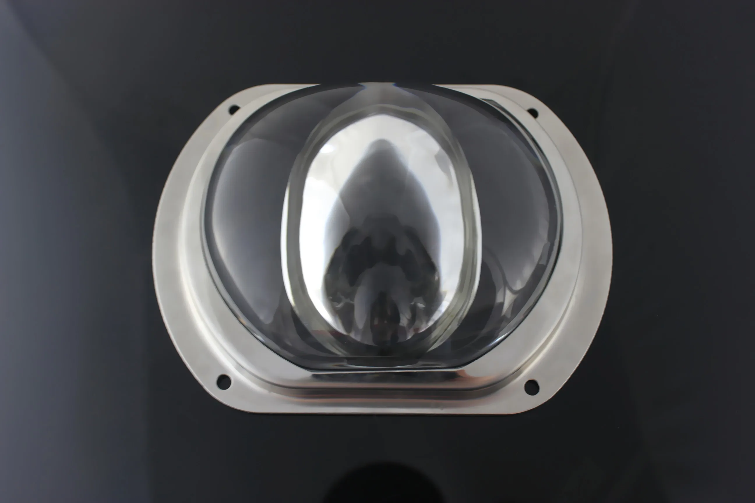 
107mm big optical led glass clu058 led lens for cob cxb3590 reflector 
