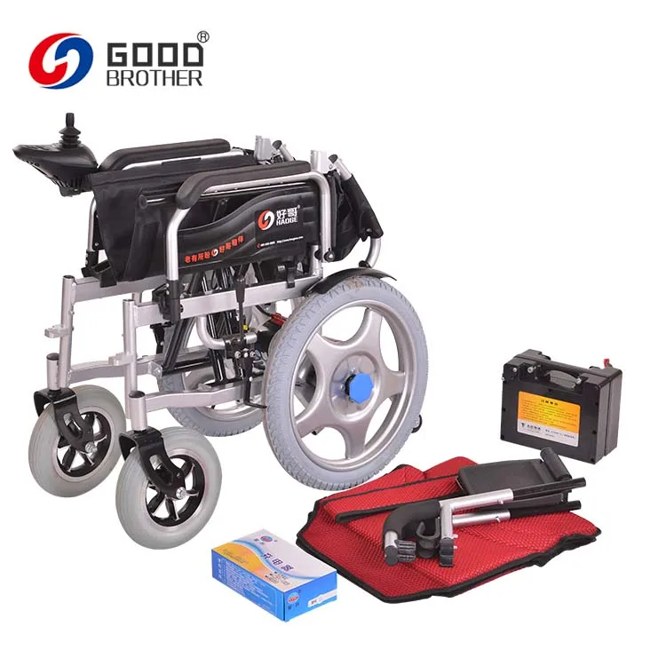 HG-W680B Folding LightWeight big rear wheels  electric Power Wheelchair