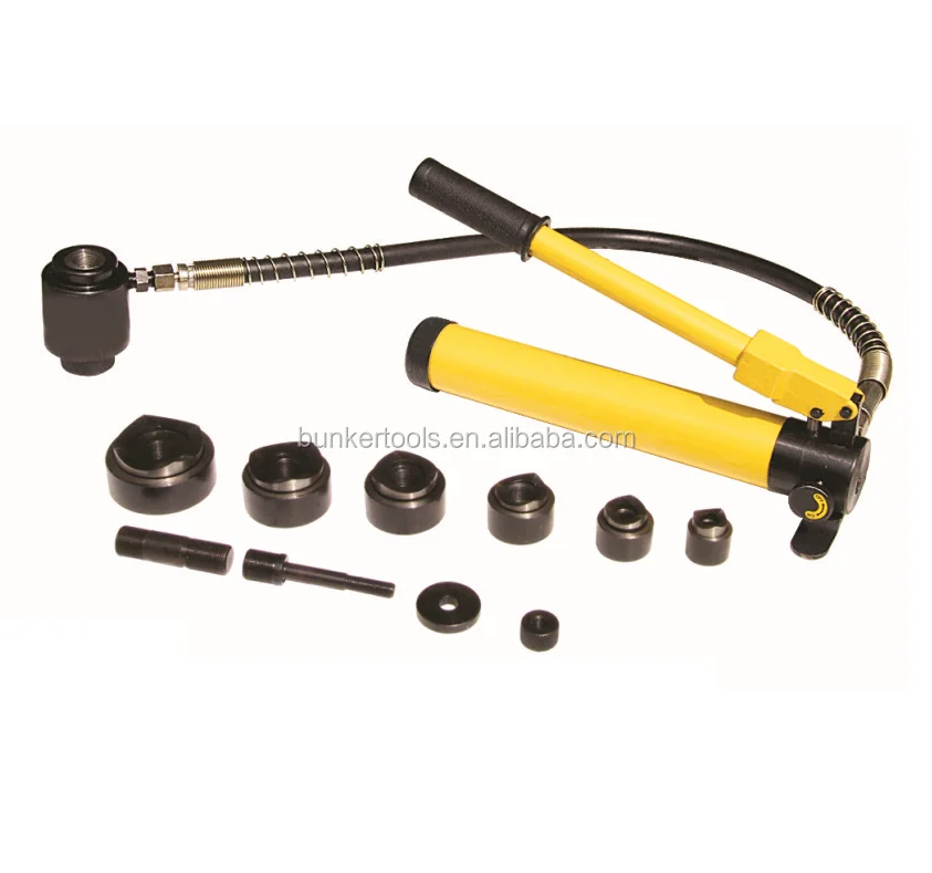 Portable Hydraulic Hole Puncher hydraulic punch tools with lever handle