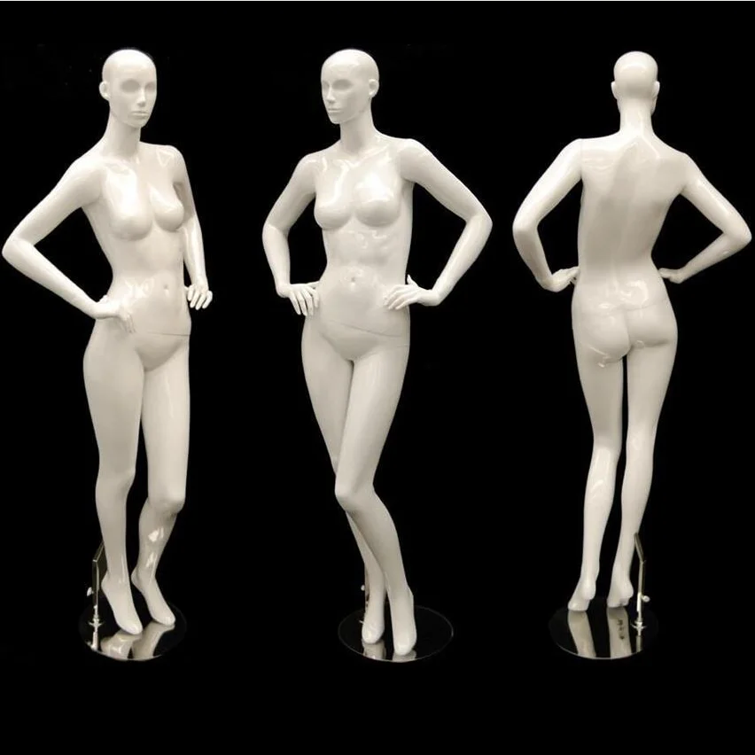 adjustable tailor full body matt white female clothes window display dummy dressmaking mannequin