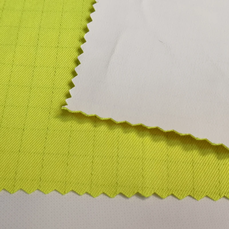 CVC fire resistant twill reflective  PTFE laminated uniform fabric