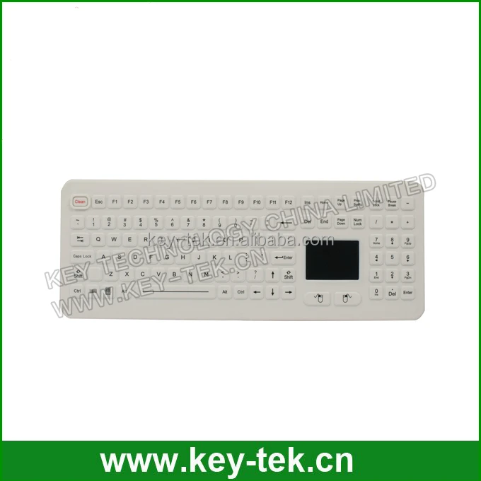 Водонепроницаемая клавиатура с тачпадом USB для больницы