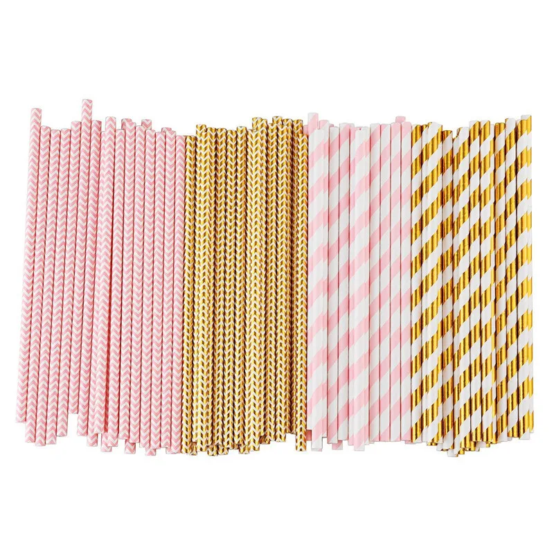 waterproof eco friendly biodegradable paper straw for juices, shakes