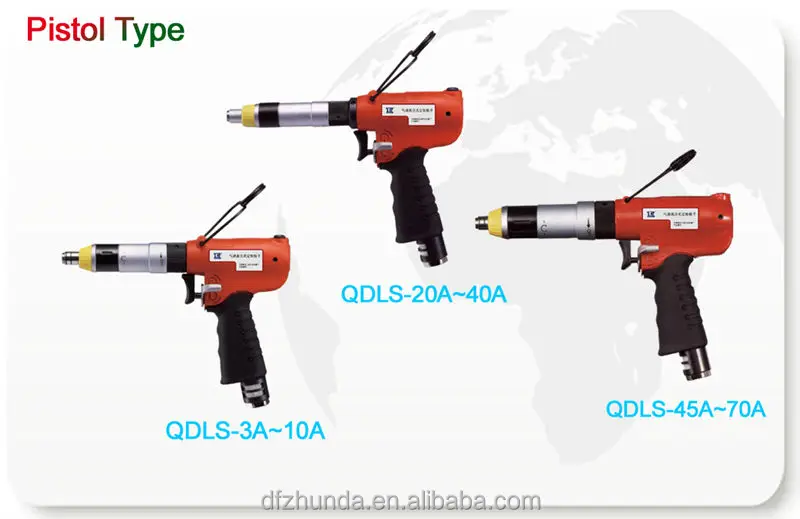 Pistol Type Air impact Screwdriver Power tools Pneumatic screwdriver bits