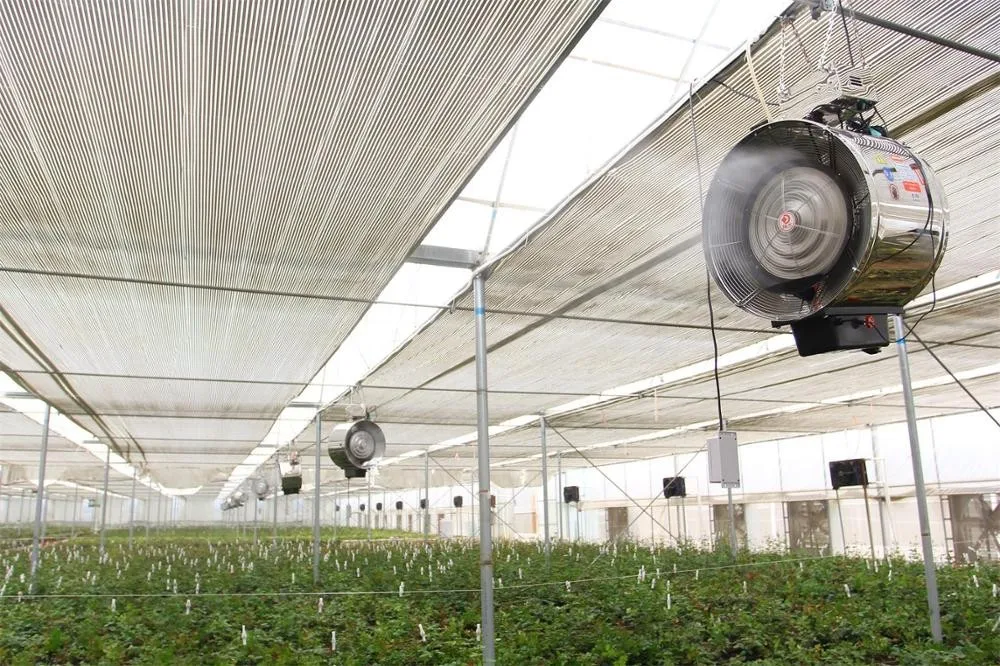 cheapest Hanging & swing direction air circulation ventilation exhaust fan for greenhouse