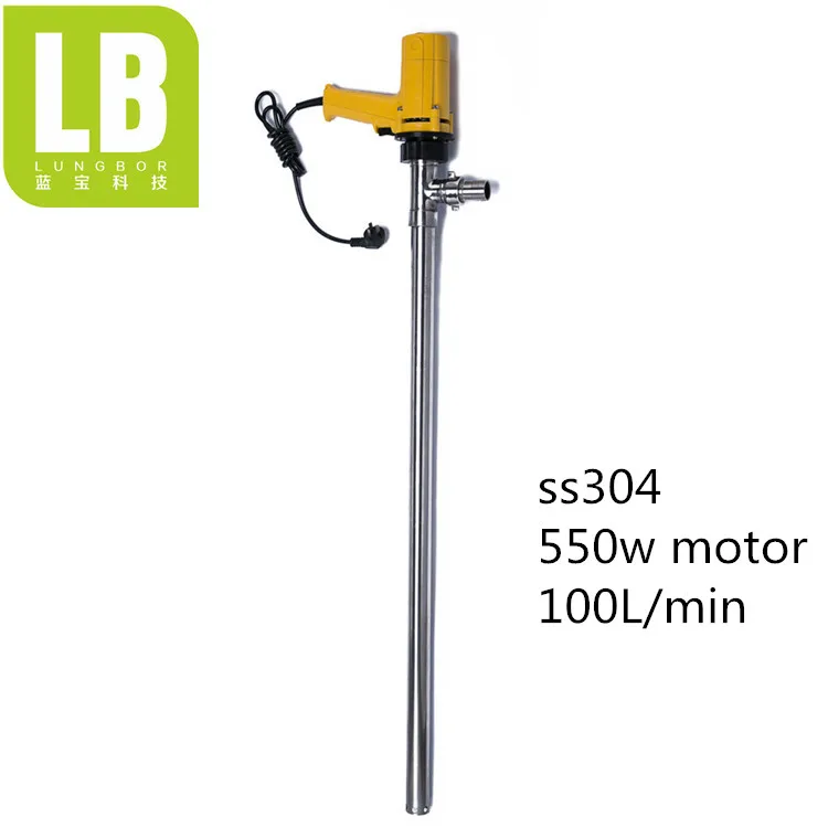 stainless steel 304 drum pump/diesel barrel 200L chemical pump/Portable Electric Barrel Oil Pump