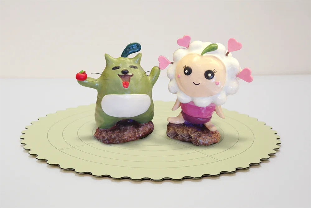 Amazon wholesale Taiwan supply Authenticated Anti-Slip eco friendly PP Rotary Craft Rotating Cutting Mat with Food-Grade Ink