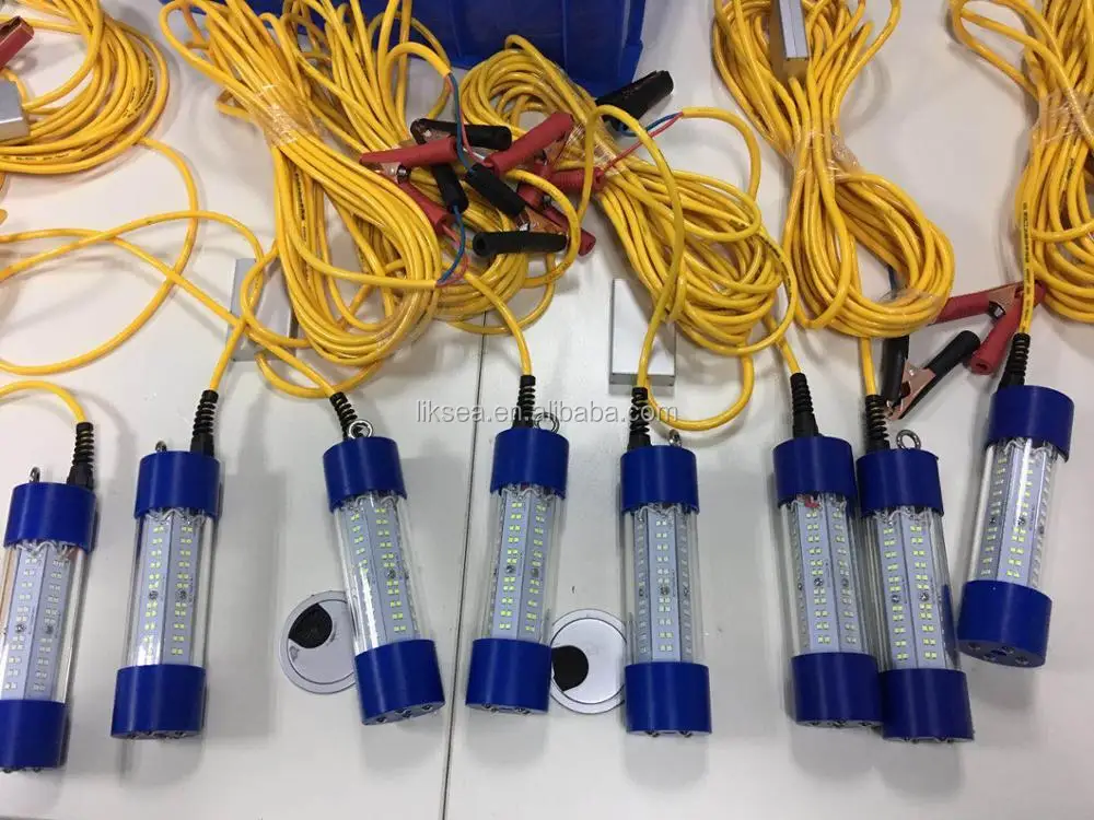 
DC12V 100W500W led Night fishing light Green white Hot selling Underwater fishing light 