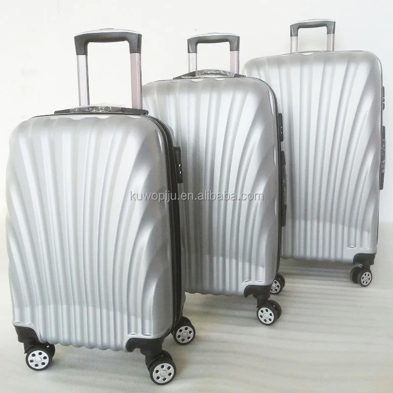 
5 pcs set wheeled travel plastic abs pc luggage box 