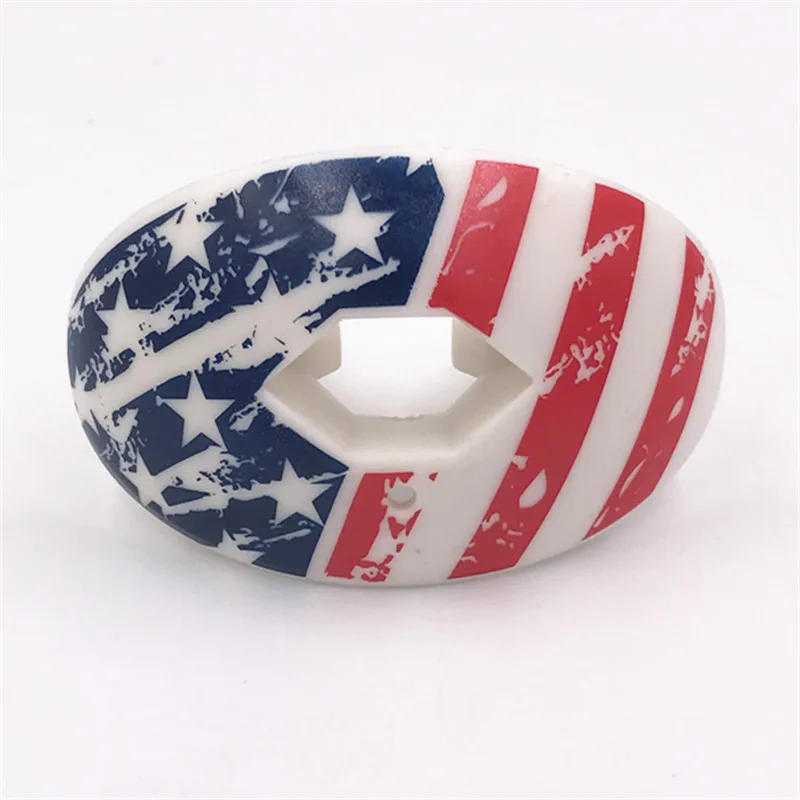 Airflow Mouth Guard Mouth Piece AFL American Football Rougby & High Impact Sports Offers Lip Protection with Helmet Strap