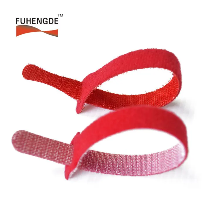 Reusable Hook and Loop Cable Ties with Microfiber