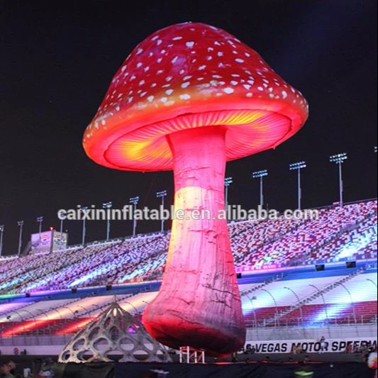 Надувной светодиодный рекламный гриб, надувной рекламный гриб