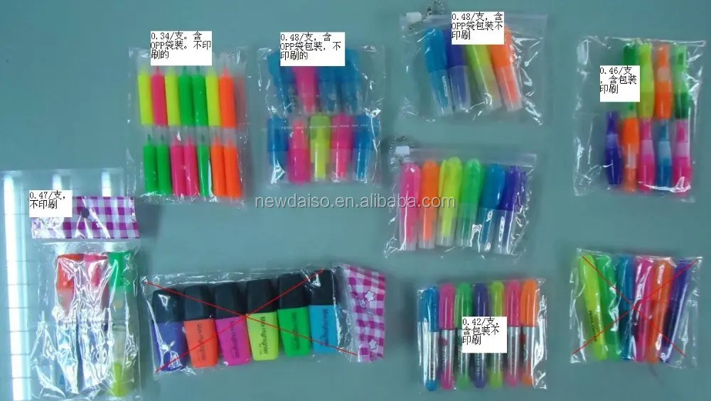 Мини-рулон баррель прозрачный Подгонянный маркер мини изюминка легко носить с собой