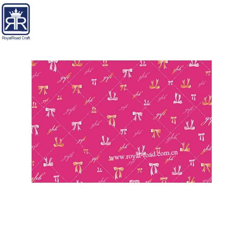 Custom tissue paper packaging bulk printed gift wrapping tissue paper printing