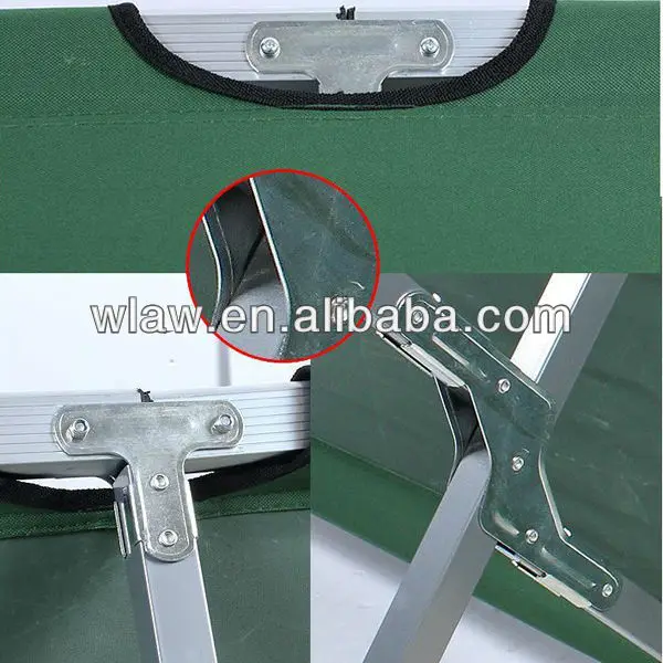 
lightweight aluminum folding camping bed 