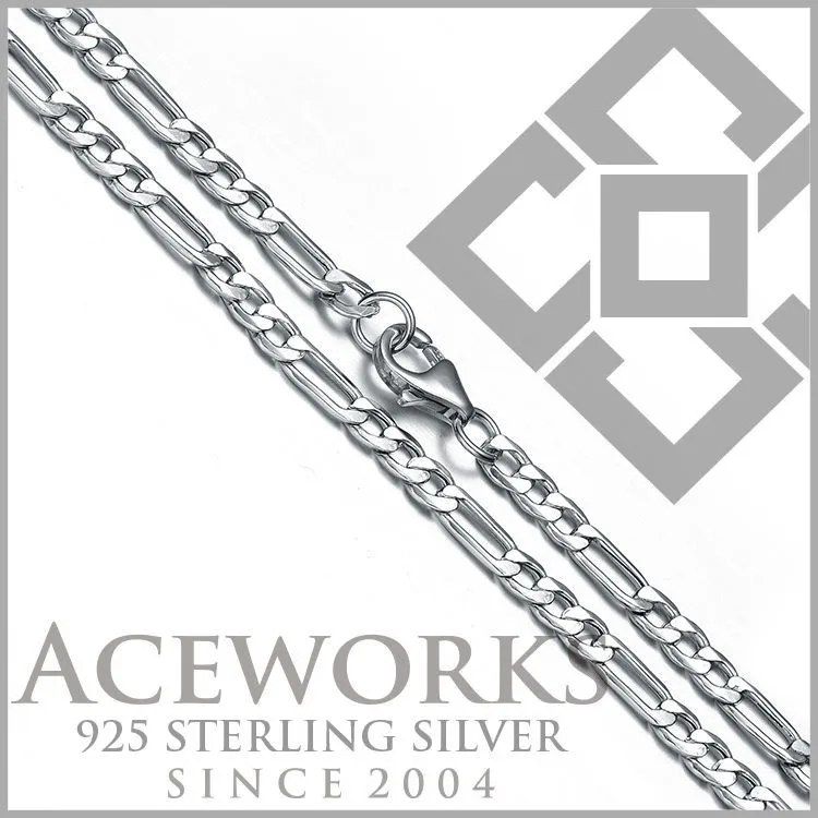 2018 оптовая продажа мужская серебро Фигаро цепи