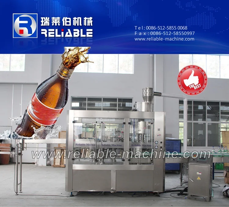 Автоматическая Горячая Продажа Надежный Сода Напитки В Бутылках Розлива Машины