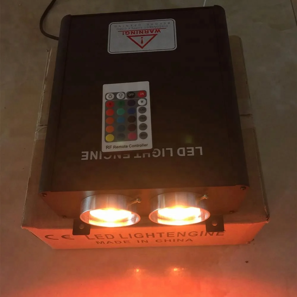 45w double head optical fiber light source,110V/220v input;with remote controller