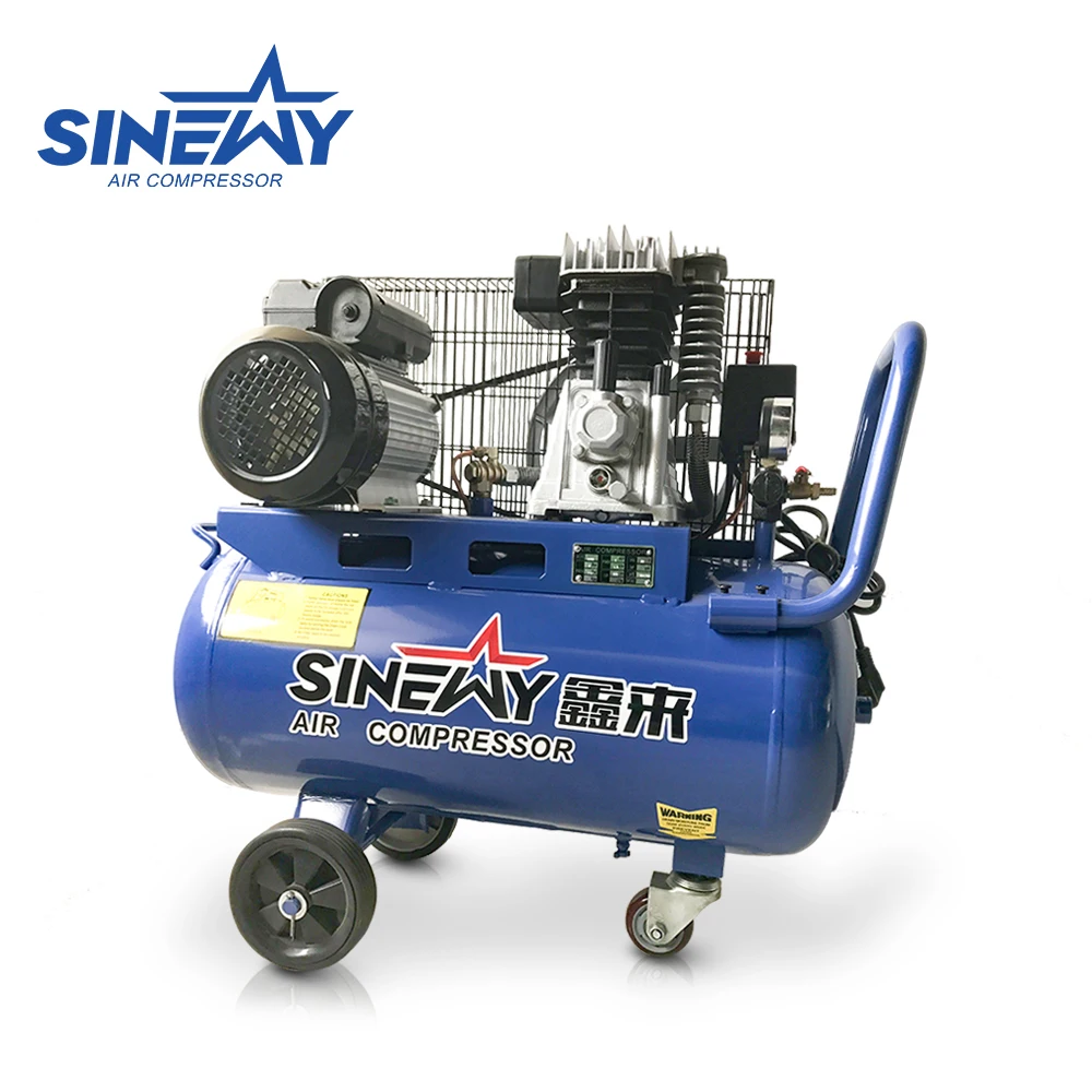 Высокое качество, лучшие цены Италия тип гаража 50l 2hp воздушный компрессор с ременным приводом