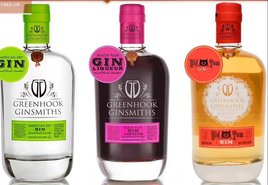 Custom logo cast GIN bottle neck tag